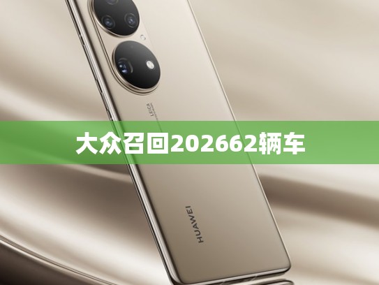 大众召回202662辆车