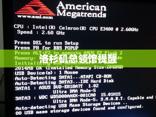 洛杉矶总领馆提醒