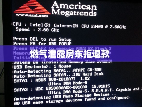 燃气泄露房东拒退款 
