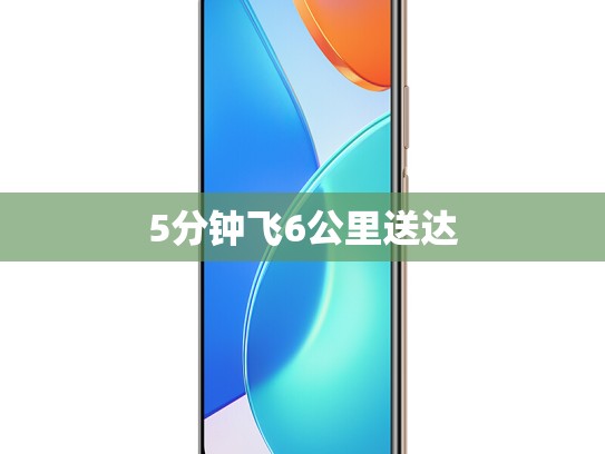 5分钟飞6公里送达